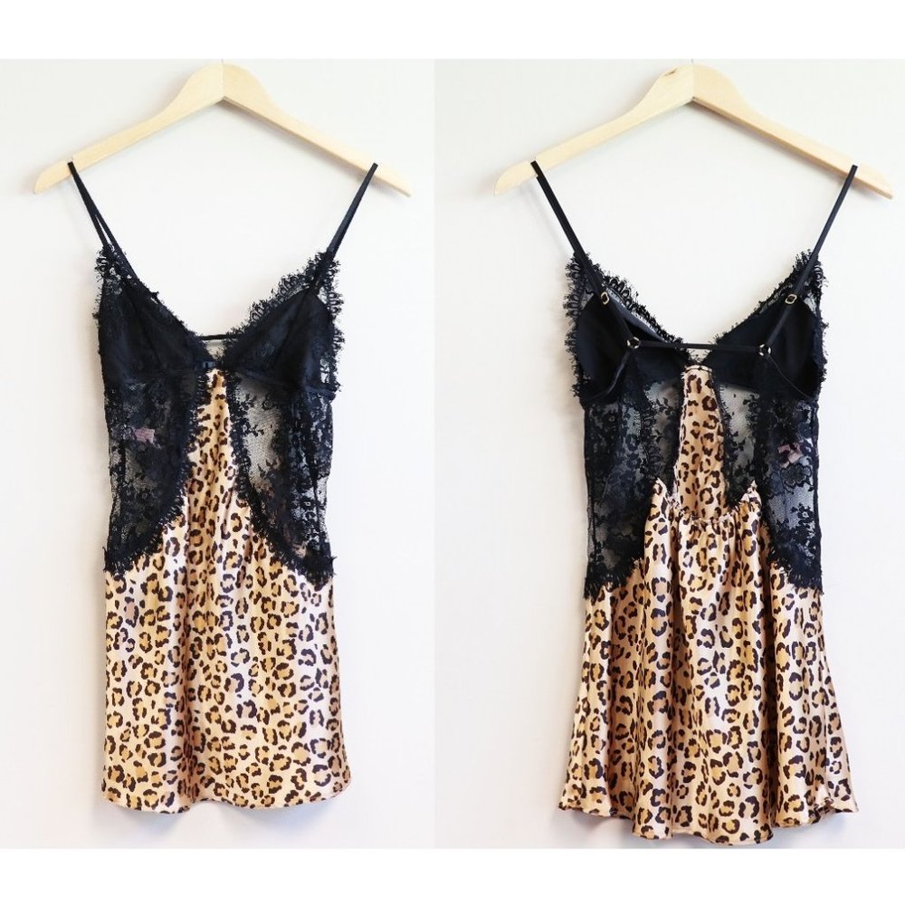 Victoria's Secret Sexy Leopard Lace Camisole S